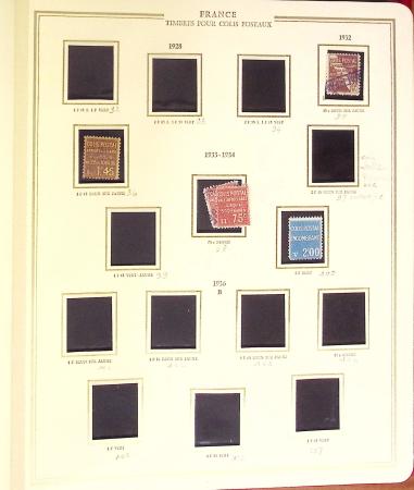 COLIS-POSTAUX 1901-1960, Jolie collection en un album