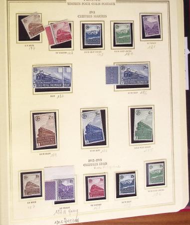 COLIS-POSTAUX 1901-1960, Jolie collection en un album