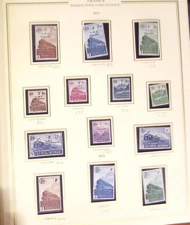 COLIS-POSTAUX 1901-1960, Jolie collection en un album