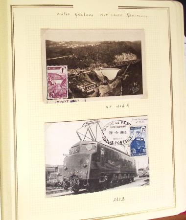 COLIS-POSTAUX 1901-1960, Jolie collection en un album
