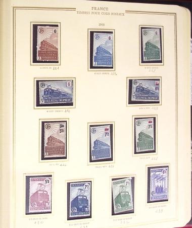 COLIS-POSTAUX 1901-1960, Jolie collection en un album