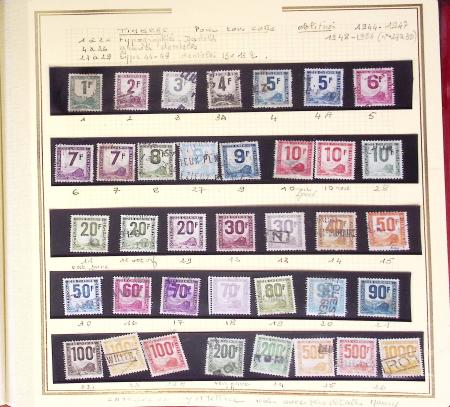 COLIS-POSTAUX 1901-1960, Jolie collection en un album