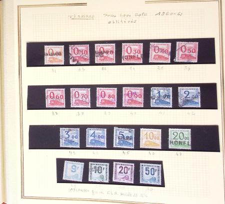 COLIS-POSTAUX 1901-1960, Jolie collection en un album