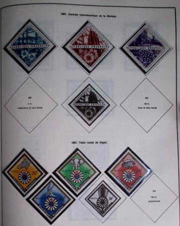 1886-1970 Mint & used collection in Philac album showing