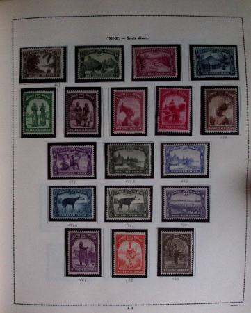 1886-1970 Mint & used collection in Philac album showing