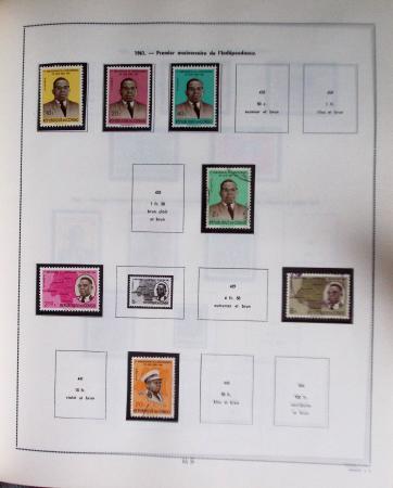 1886-1970 Mint & used collection in Philac album showing