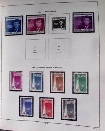 1886-1970 Mint & used collection in Philac album showing