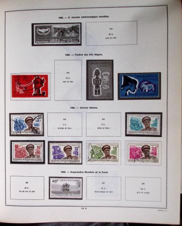 1886-1970 Mint & used collection in Philac album showing