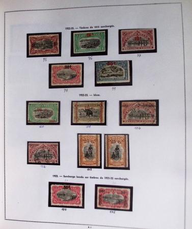 1886-1970 Mint & used collection in Philac album showing