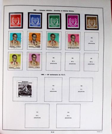 1886-1970 Mint & used collection in Philac album showing