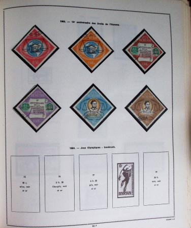 1886-1970 Mint & used collection in Philac album showing