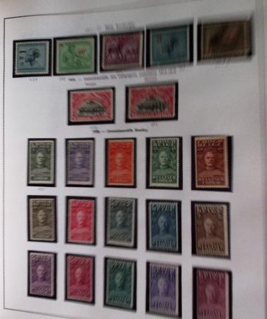 1886-1970 Mint & used collection in Philac album showing