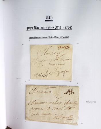 1665-1830 Collection d'histoire postale spécialisée