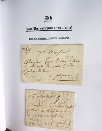 1665-1830 Collection d'histoire postale spécialisée