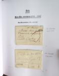 1665-1830 Collection d'histoire postale spécialisée