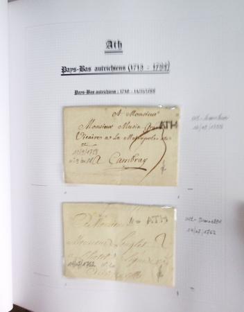 1665-1830 Collection d'histoire postale spécialisée