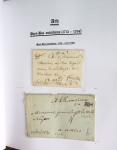 1665-1830 Collection d'histoire postale spécialisée