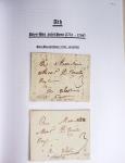 1665-1830 Collection d'histoire postale spécialisée