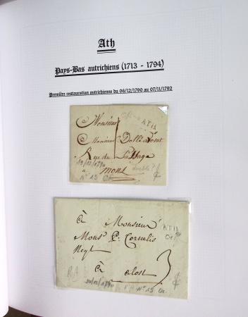 1665-1830 Collection d'histoire postale spécialisée