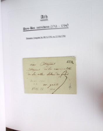 1665-1830 Collection d'histoire postale spécialisée