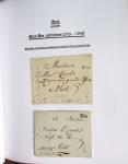 1665-1830 Collection d'histoire postale spécialisée