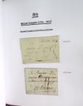 1665-1830 Collection d'histoire postale spécialisée
