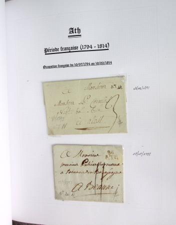1665-1830 Collection d'histoire postale spécialisée