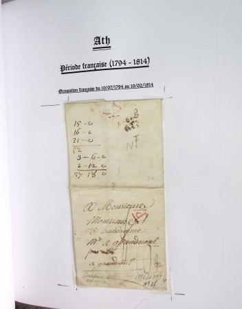 1665-1830 Collection d'histoire postale spécialisée