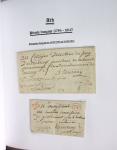 1665-1830 Collection d'histoire postale spécialisée