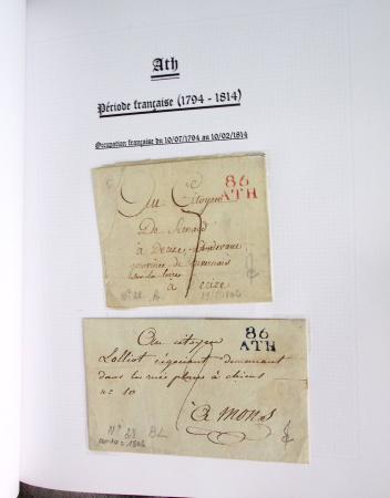 1665-1830 Collection d'histoire postale spécialisée