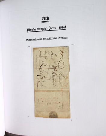 1665-1830 Collection d'histoire postale spécialisée
