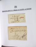 1665-1830 Collection d'histoire postale spécialisée
