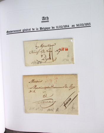 1665-1830 Collection d'histoire postale spécialisée