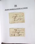 1665-1830 Collection d'histoire postale spécialisée