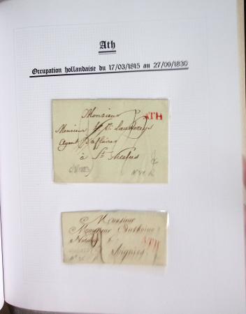 1665-1830 Collection d'histoire postale spécialisée