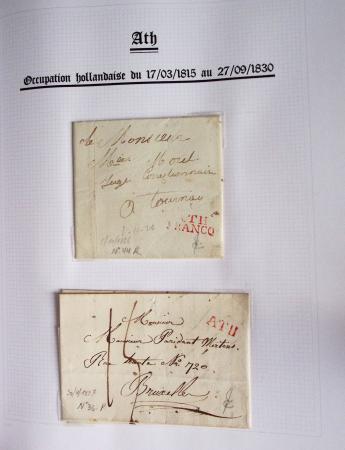 1665-1830 Collection d'histoire postale spécialisée