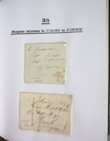1665-1830 Collection d'histoire postale spécialisée