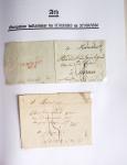 1665-1830 Collection d'histoire postale spécialisée