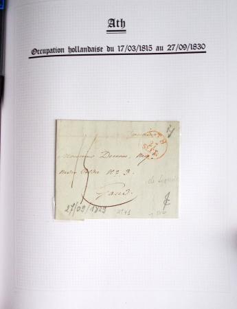 1665-1830 Collection d'histoire postale spécialisée