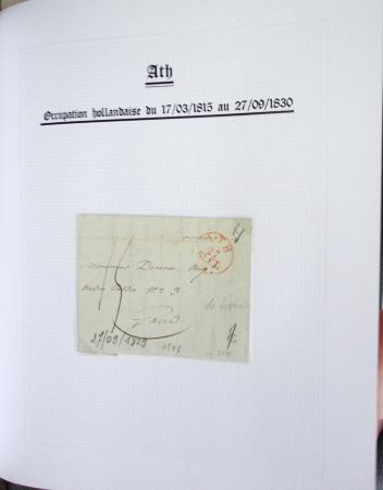 1665-1830 Collection d'histoire postale spécialisée