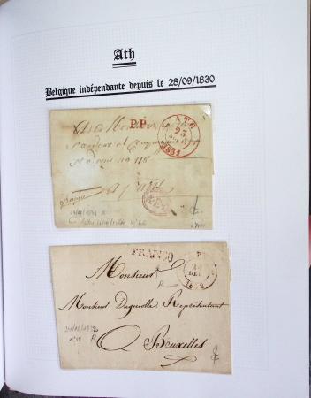 1665-1830 Collection d'histoire postale spécialisée