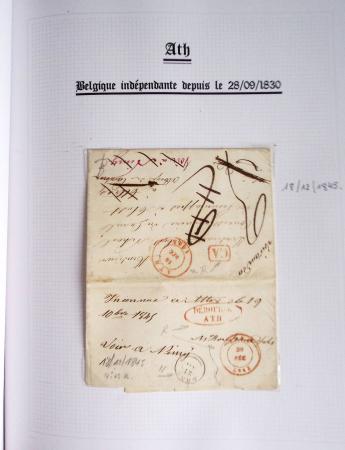 1665-1830 Collection d'histoire postale spécialisée