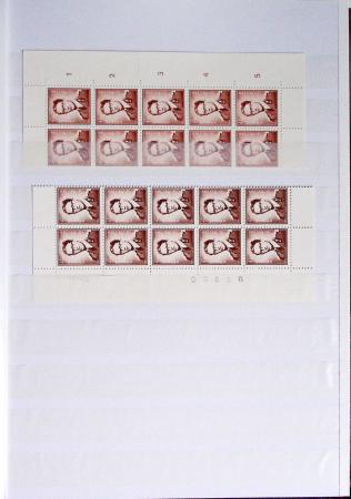 1918-1990 Mint and used collection in one album with