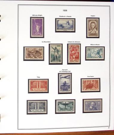 1936-2007, Collection de France en 6 albums en neuf,