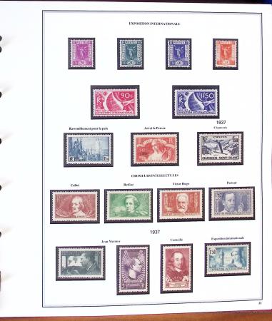 1936-2007, Collection de France en 6 albums en neuf,
