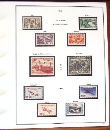 1936-2007, Collection de France en 6 albums en neuf,