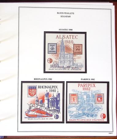 1936-2007, Collection de France en 6 albums en neuf,