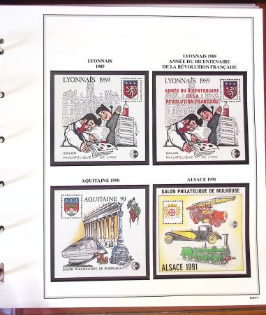 1936-2007, Collection de France en 6 albums en neuf,