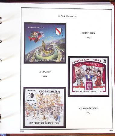 1936-2007, Collection de France en 6 albums en neuf,