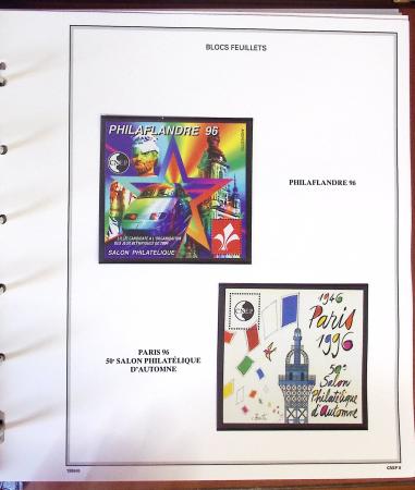 1936-2007, Collection de France en 6 albums en neuf,
